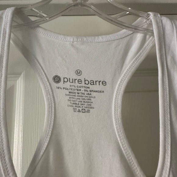 Pure Barre White Tank Top - Picture 2 of 2